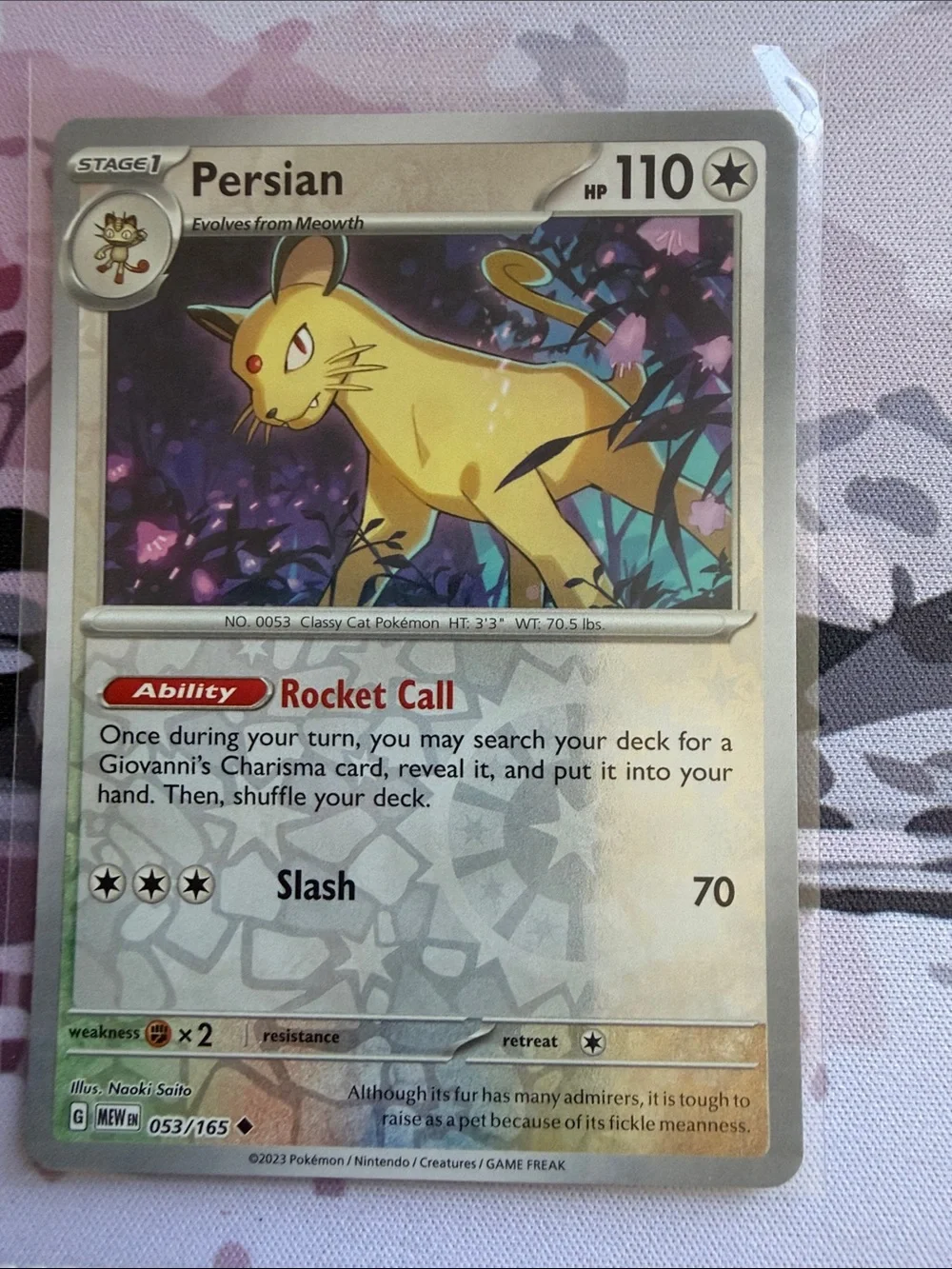 🐱 Meowth & Persian Evolution Pokémon Card Lot | 3 Reverse Holo Cards ✨5/$25✨